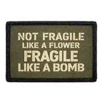 Pull Patch Fragile Like A Bomb patch 7,6x5 cm
