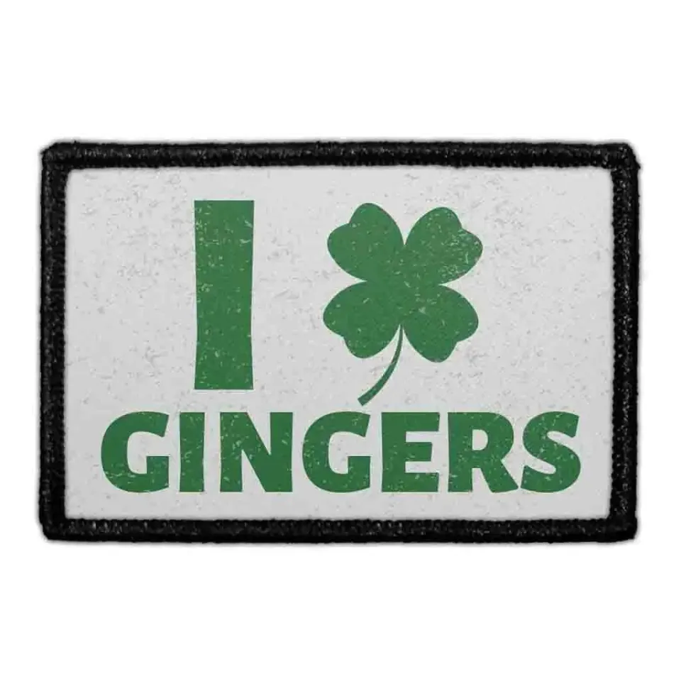 Pull Patch I Love Gingers patch 7,6x5,1 cm velcro