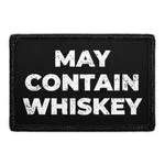 Pull Patch May Contain Whiskey patch 76x51 mm krog