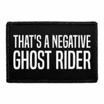 Pull Patch That's A Negative Ghost Rider patch velcro