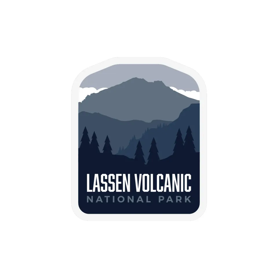 Vagabond Heart Lassen Volcanic klistermærke mat