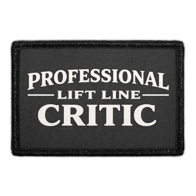 Pull Patch Professional Lift Line Critic patch ski