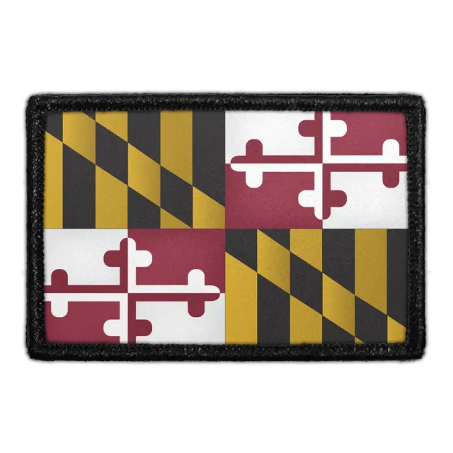 Pull Patch Maryland State Flag patch farve