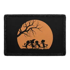 Pull Patch Pumpkin Moon Silhouette patch velcro