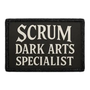 Pull Patch Scrum Dark Arts Specialist patch velcro rugby