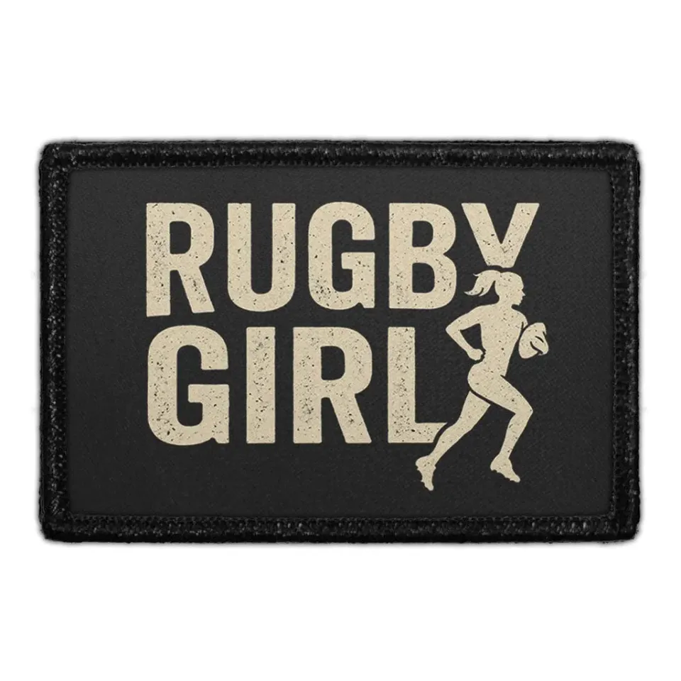 Pull Patch Rugby Girl patch sport rugby