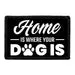 Pull Patch Home Is Where Dog Is patch med velcro