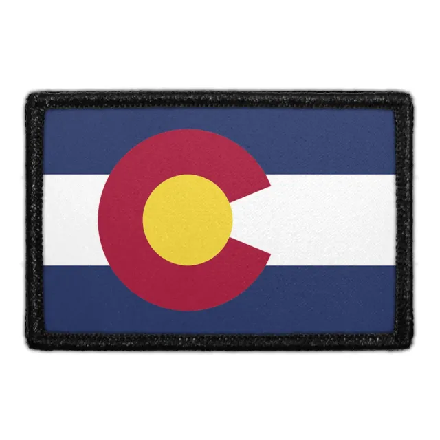Pull Patch Colorado State Flag patch farve velcro