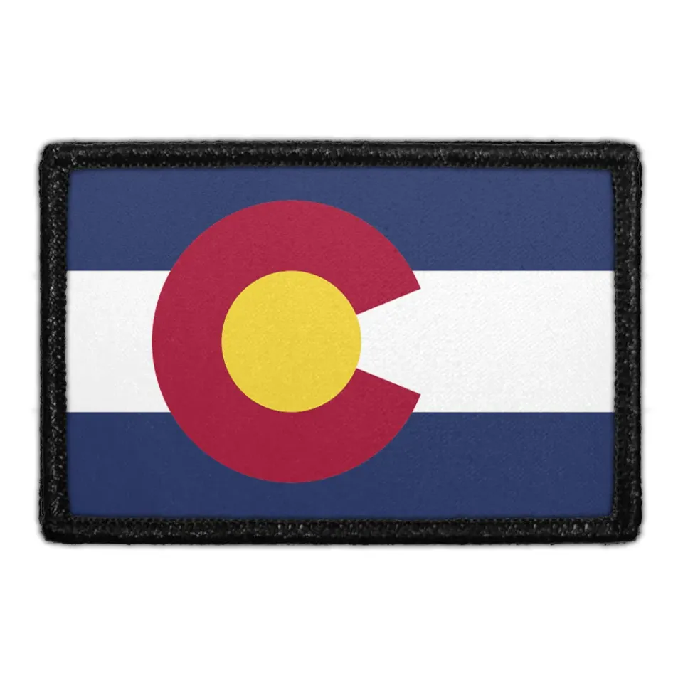 Pull Patch Colorado State Flag patch farve velcro