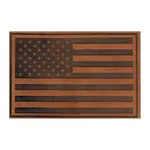 Pull Patch American Flag Leather patch læderlook