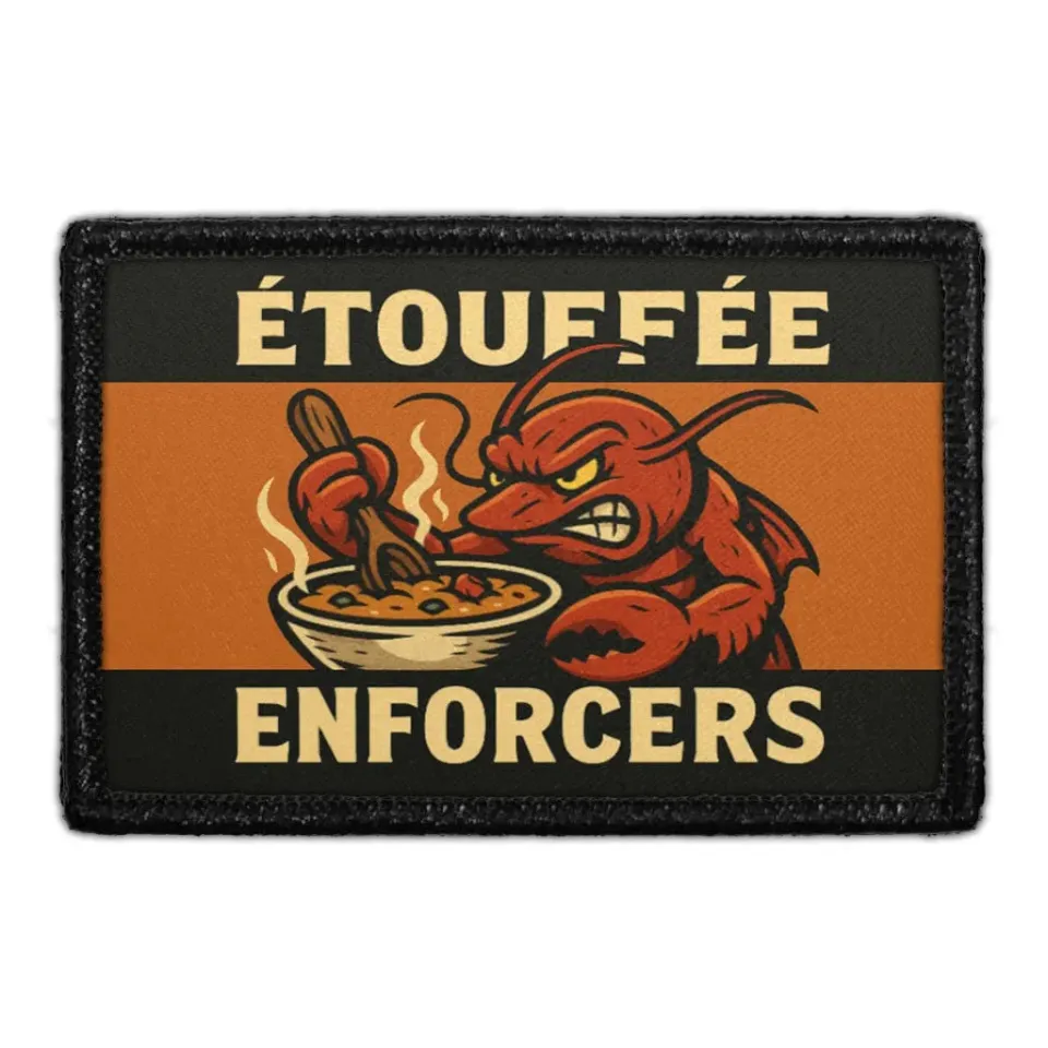 Pull Patch Etouffee Enforcers patch med velcro