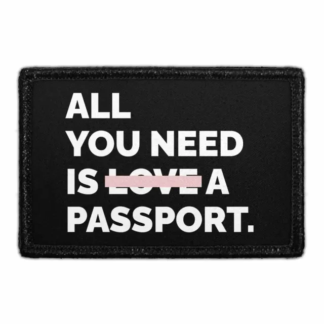 Pull Patch All You Need Is Love velcromærke