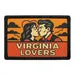 Pull Patch Virginia Lovers patch velcro 3x2 humor