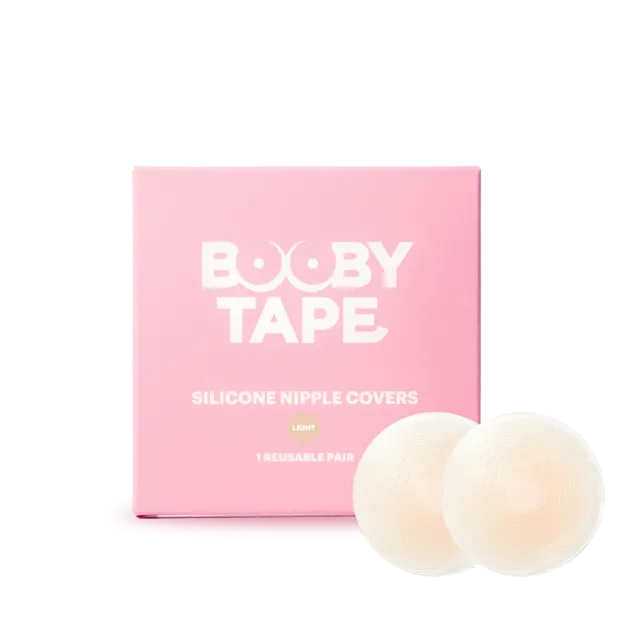 Booby Tape Silicone Nipple Covers brystvortecovers light