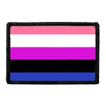 Pull Patch Genderfluid Pride Flag velcropatch 76x51 mm