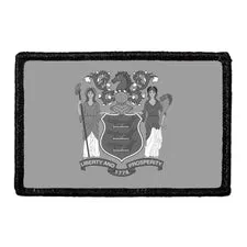 Pull Patch New Jersey State Flag patch sort-hvid