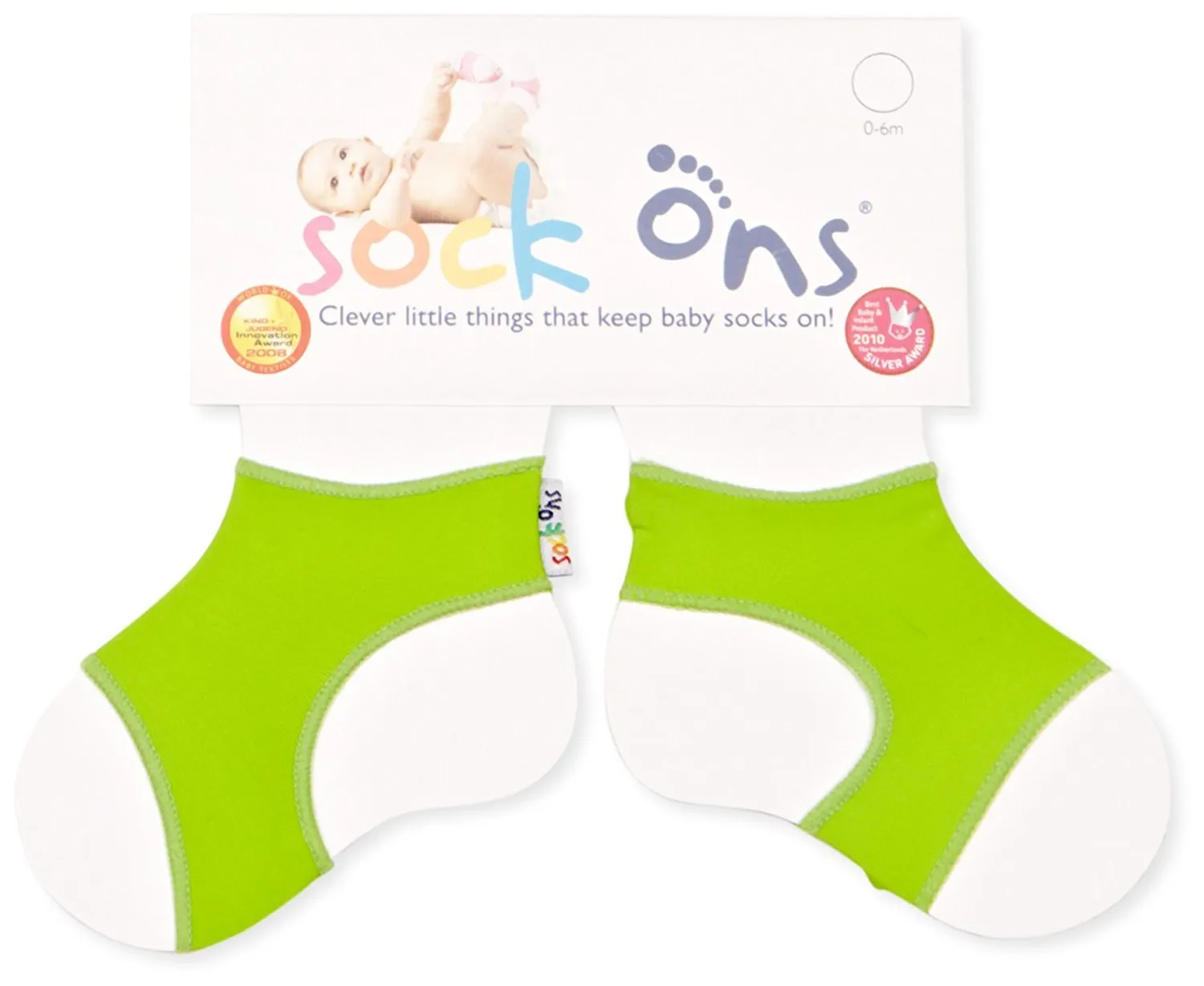 Sock Ons strømpeholder blueberry 6-12 mdr