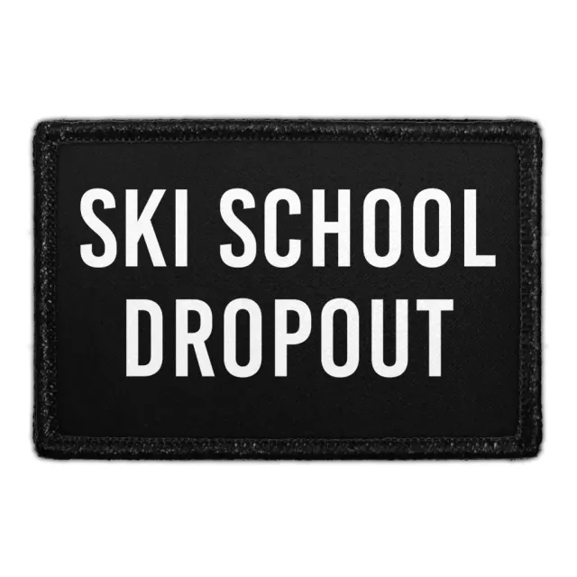 Pull Patch Ski School Dropout patch 7,6x5 cm