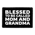 Pull Patch Blessed Mom Grandma patch velcro