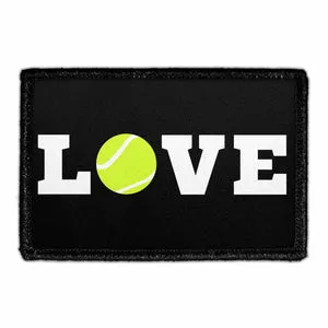 Pull Patch Love Tennis patch velcro tennismotiv