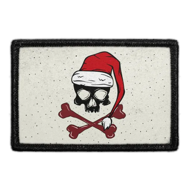 Pull Patch Christmas Skull patch 76x51 mm