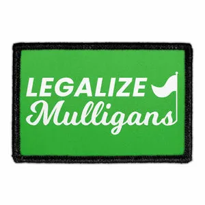 Pull Patch Legalize Mulligans patch velcro golf
