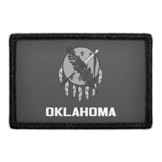 Pull Patch Oklahoma State Flag patch sort-hvid