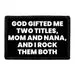 Pull Patch Mom and Nana patch med velcro 76mm