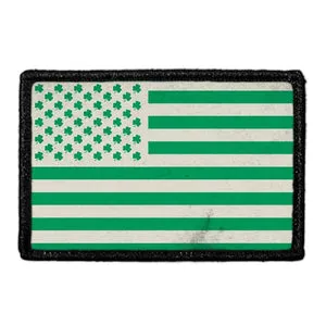 Pull Patch Shamrock Flag Vintage patch velcro