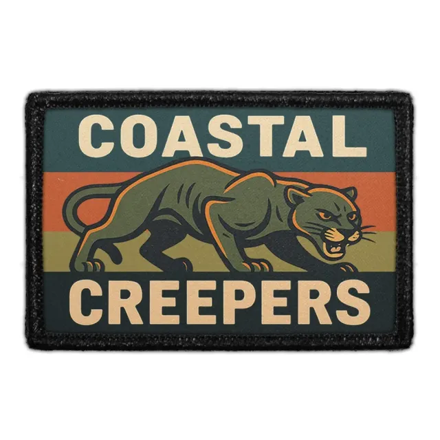 Pull Patch Coastal Creepers mærke velcro 76x51 mm