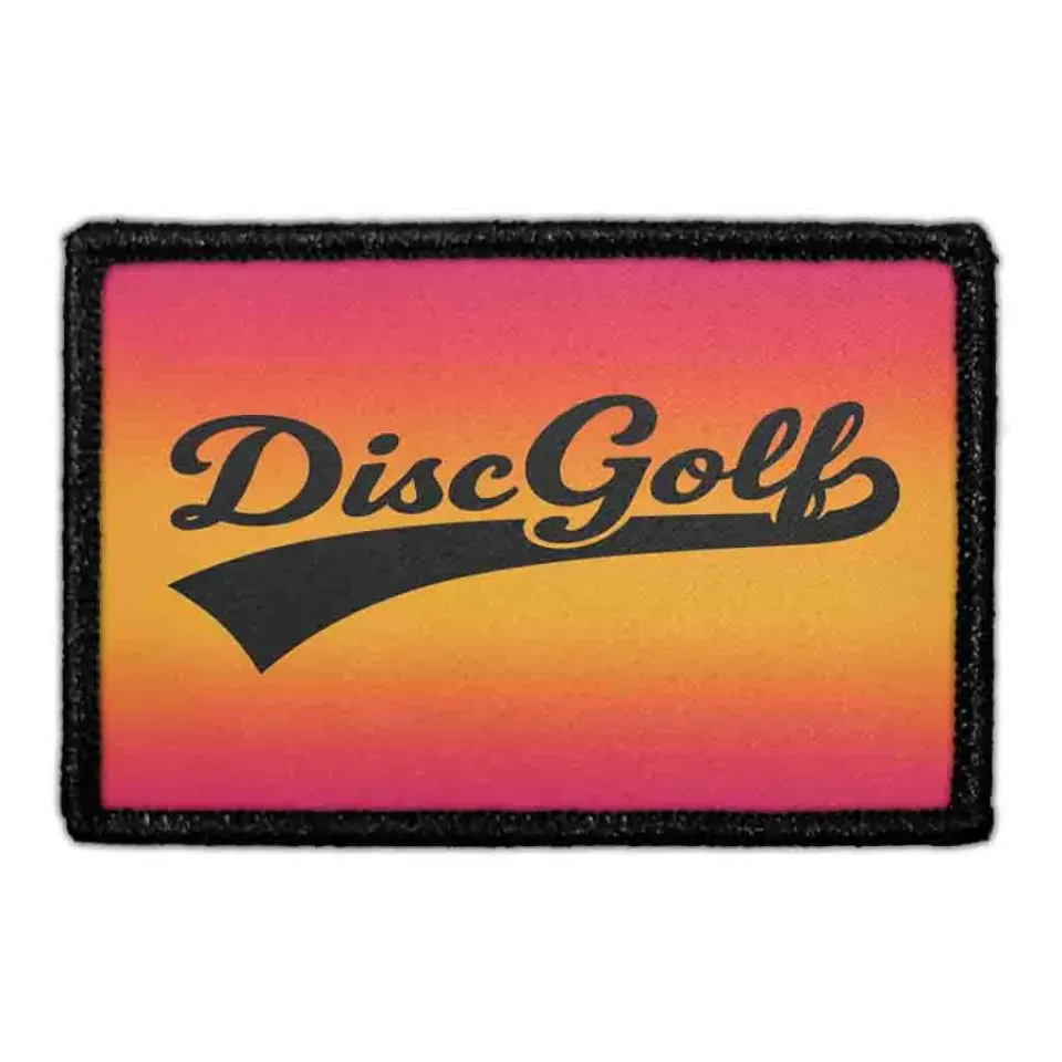 Pull Patch Disc Golf Ombre patch med velcro gradient