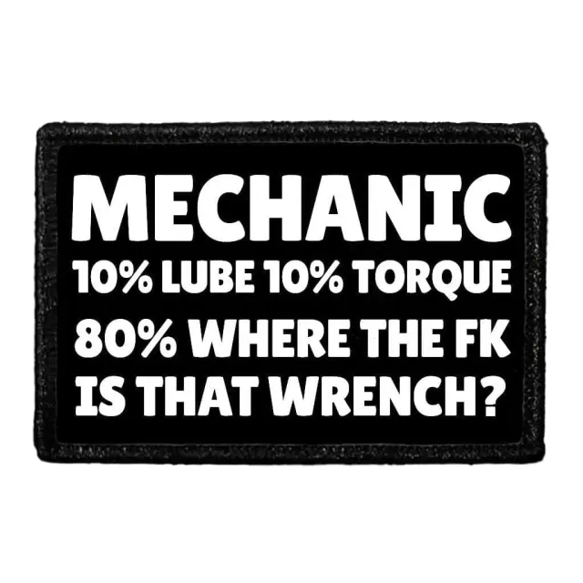 Pull Patch 10% Lube Torque patch med velcro værksted