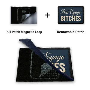 Pull Patch Bon Voyage Bitches patch magnetisk