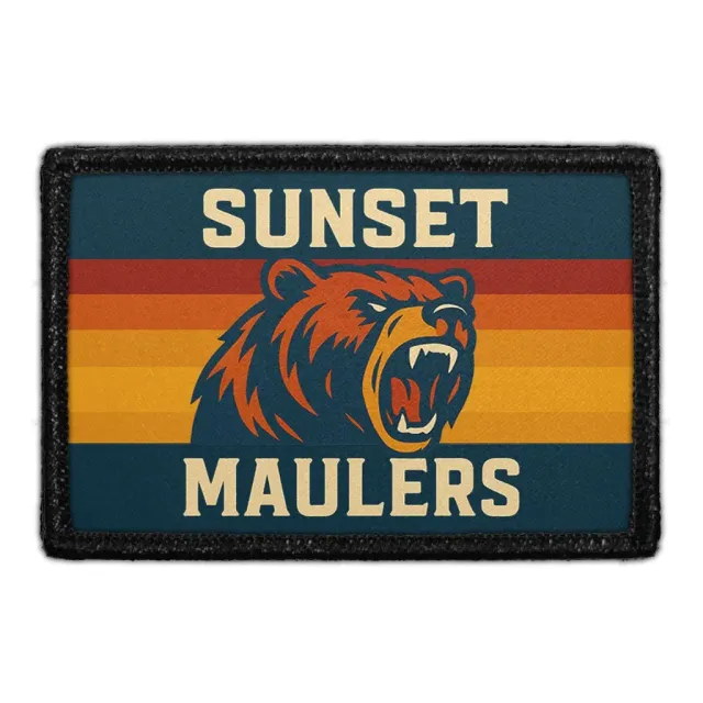 Pull Patch Sunset Maulers patch velcro