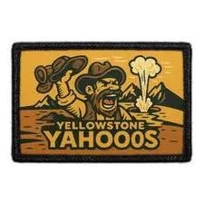 Pull Patch Yellowstone Yahooos patch 76x51 mm velcro