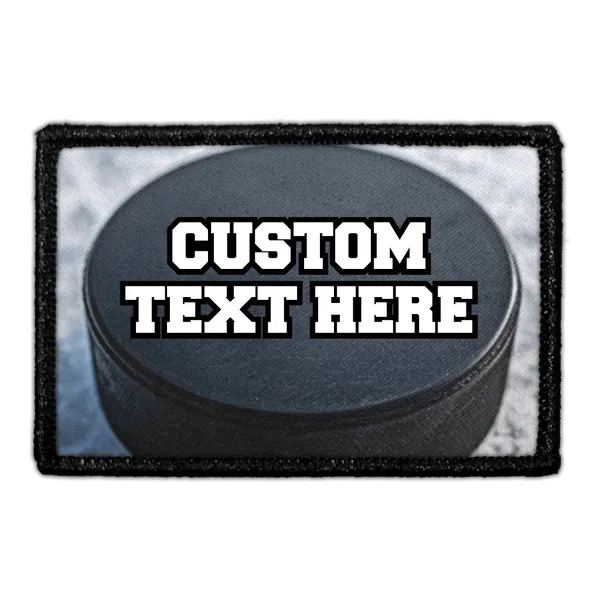 Pull Patch Custom volleyball patch med egen tekst 76mm