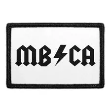 Pull Patch MB CA patch hvid velcro