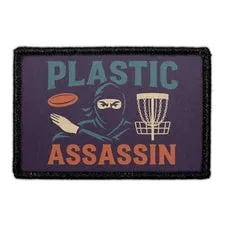 Pull Patch Plastic Assassin patch med velcro 76x51 mm