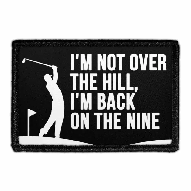 Pull Patch Back On The Nine patch 7,6x5 cm golfhumor