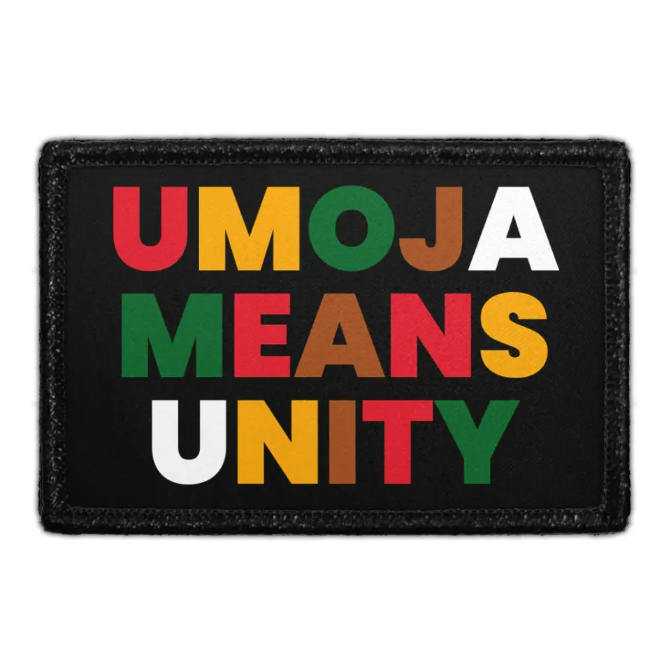Pull Patch Umoja Means Unity patch med velcro 1 stk