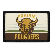 Pull Patch Prairie Pounders patch 76x51 mm velcro