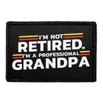 Pull Patch Professional Grandpa velcropatch gave