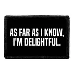 Pull Patch As Far As I Know Delightful patch velcro