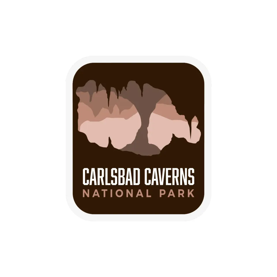 Vagabond Heart Carlsbad Caverns klistermærke vinyl