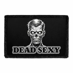 Pull Patch Dead Sexy Zombie patch 3x2 halloween