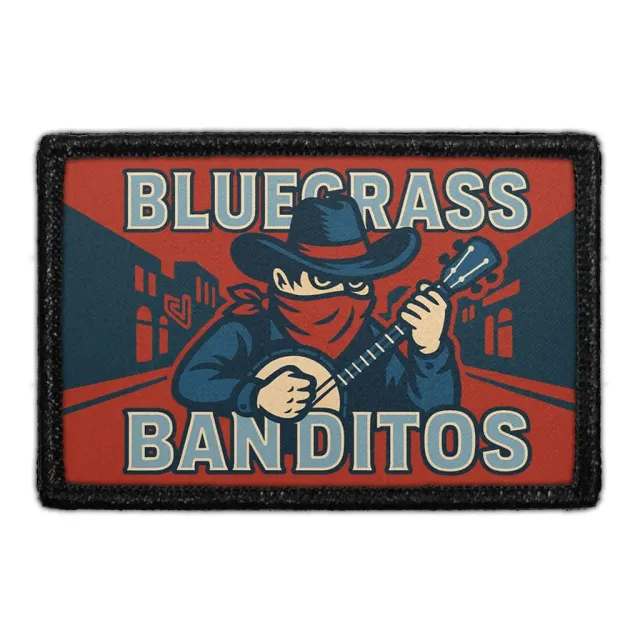 Pull Patch Bluegrass Banditos patch velcro 76x51 mm