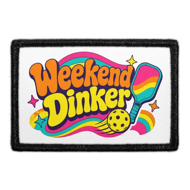 Pull Patch Weekend Dinker patch pickleball velcro