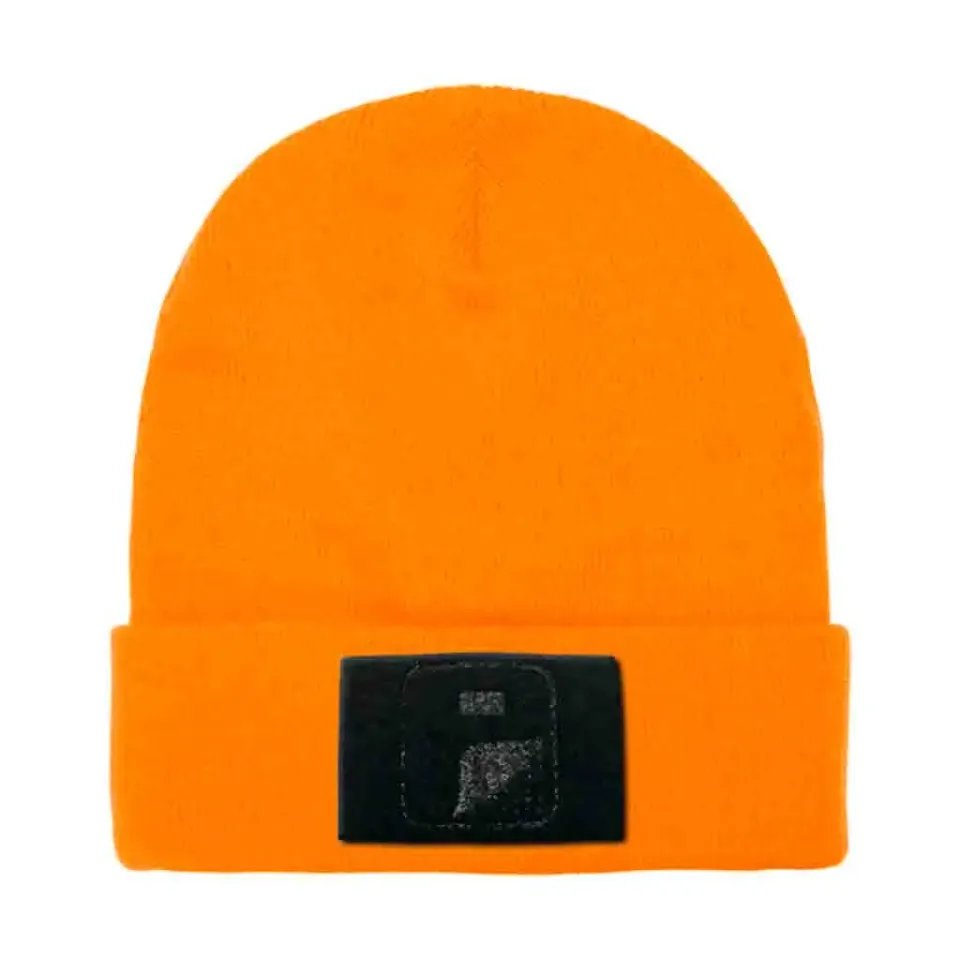 Pull Patch Premium Beanie Flexfit hue orange