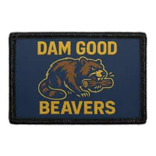 Pull Patch Dam Good Beavers patch med velcro humor