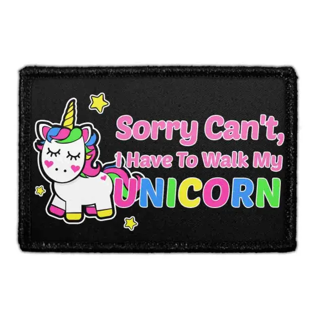 Pull Patch Walk My Unicorn patch velcro sød